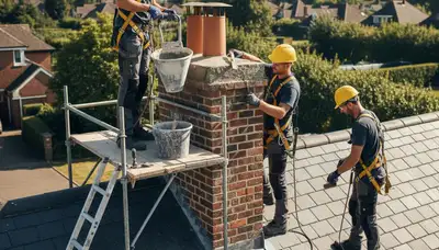 Buffalo, NY chimney repair by FX Remodeling & Exteriors for cracked masonry and moisture protection