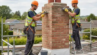Buffalo, NY chimney repair by FX Remodeling & Exteriors for moisture and freeze-thaw damage protection