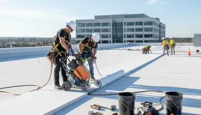 Buffalo, NY commercial roofing by FX Remodeling & Exteriors for snow, winter weather, and freeze-thaw protection