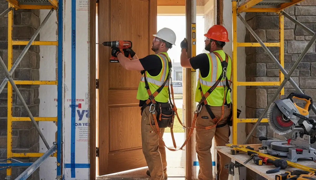 Buffalo, NY door installation for home exterior by FX Remodeling & Exteriors