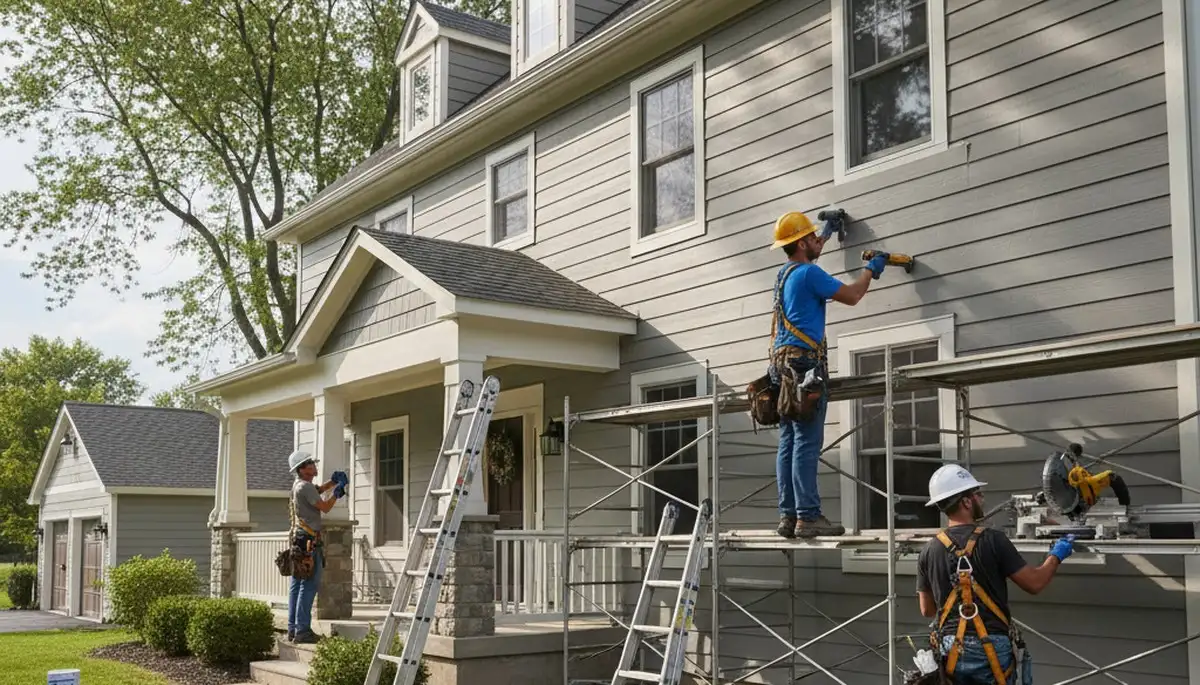 Vinyl siding installation for Buffalo, NY homes by a local siding contractor