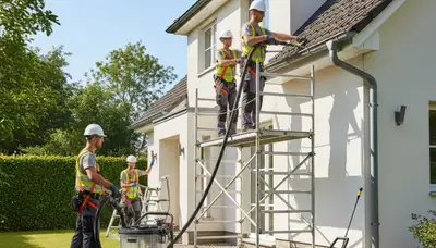 Professional gutter cleaning service for Buffalo, NY home by FX Remodeling & Exteriors