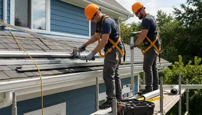 Buffalo, NY gutter repair by FX Remodeling & Exteriors for leaks, sagging gutters, and storm damage