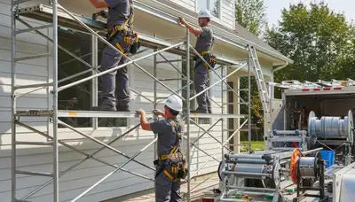 Seamless gutters installed in Buffalo, NY to protect homes from rain, snow, and ice buildup