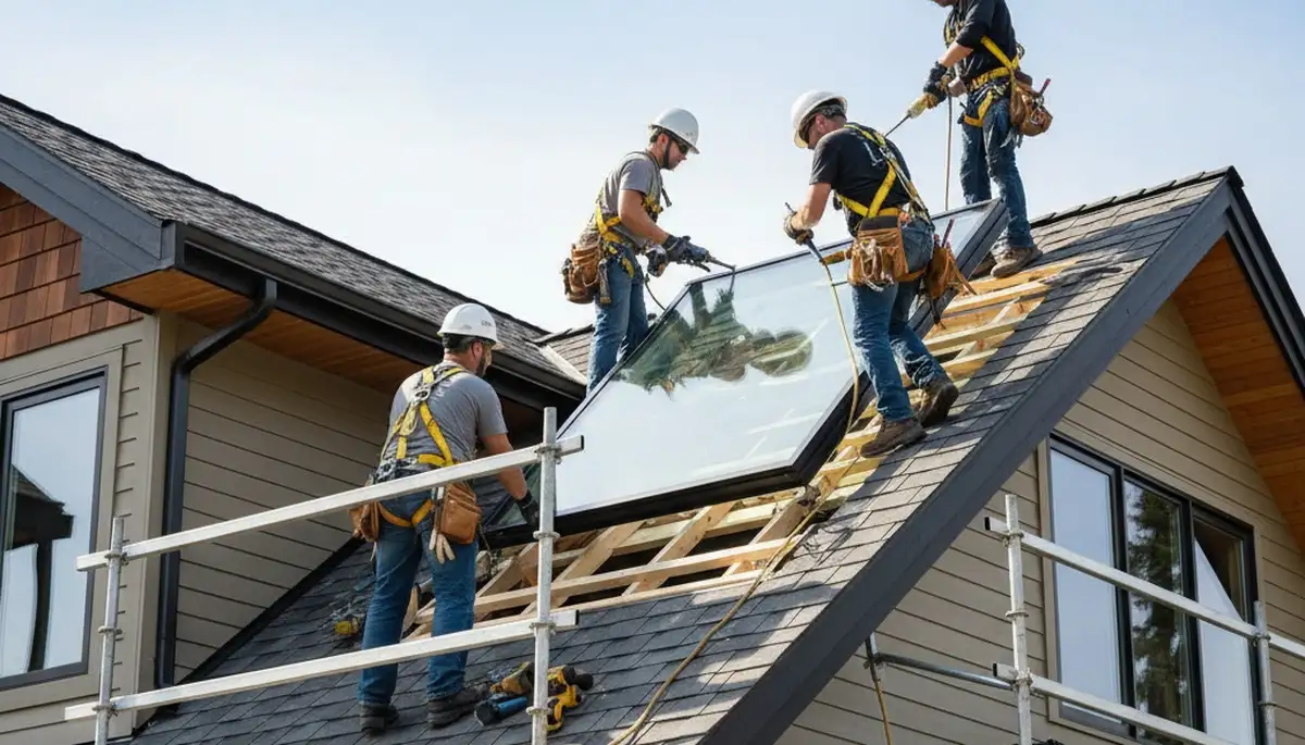 Buffalo, NY skylight installation by FX Remodeling & Exteriors for durable, weather-ready home exteriors