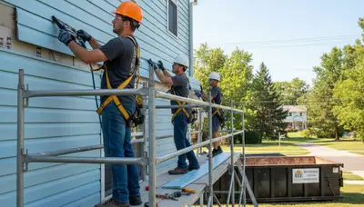 Vinyl siding installation in Buffalo, NY by FX Remodeling & Exteriors for weather-resistant home protection