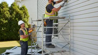 Vinyl siding repair service in Buffalo, NY for cracked and storm-damaged exterior panels